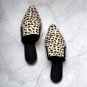 Jenni Kayne Pony Hair Mule Cheetah Print